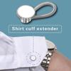 18Pcs Shirt Collar White Black Buttons Extender Multifunctional Spring Adjustment Button Jeans Elastic Extension Buckle