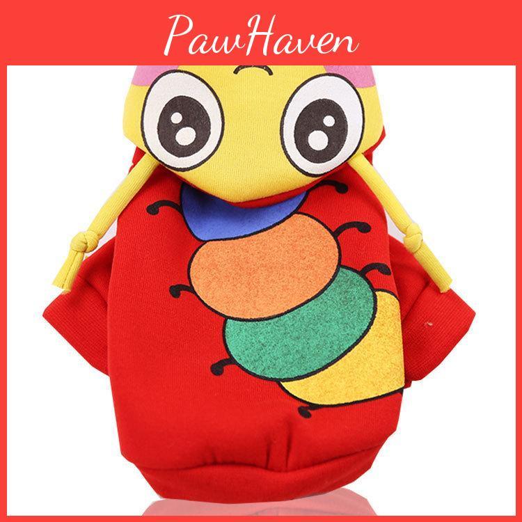 Fashion Dog Cartoon Clothes Cute Sweater Cat Clothes Fleece Autumn And Winter Pet Clothing