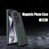 Magnetic Phone Case For Samsung Galaxy S25 S23 S22 S24 Ultra Plus  Wireless charging Matte Translucent Shockproof Cover