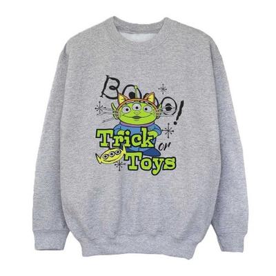 Boys Trick Or Toys Alien Halloween Sweatshirt