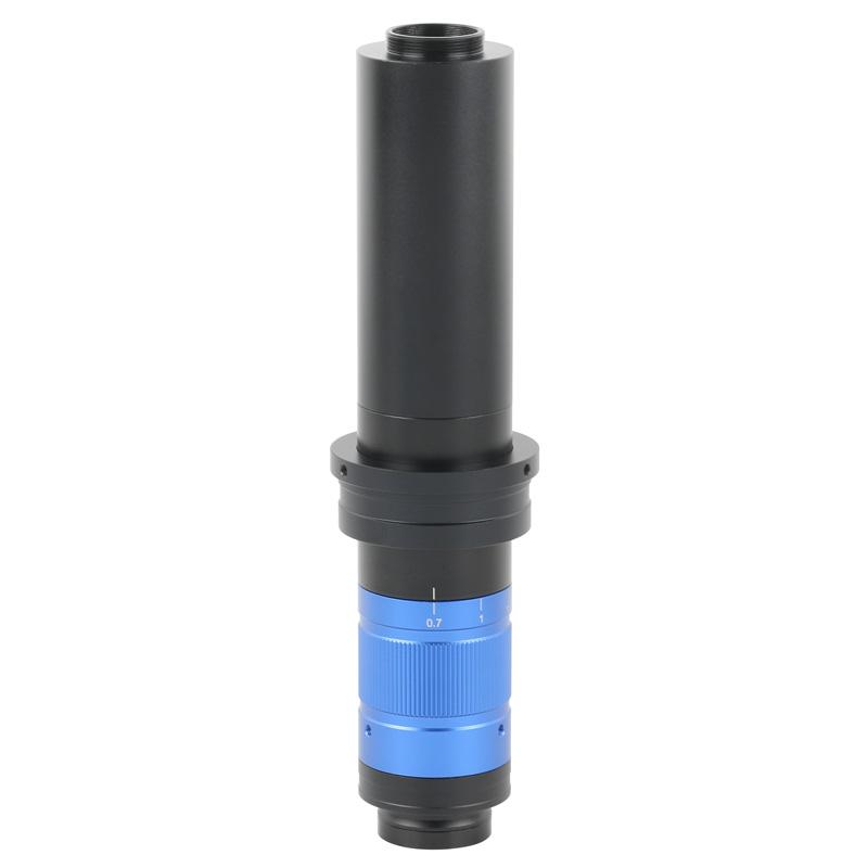 300X 450X 600X 900X Adjustable Zoom 0.7X-5.6X Monocular Soldering C Mount Lens For 4K 1080P HDMI Type-c Video Microscope Camera