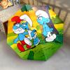Smurfs Folding Umbrella Suitable For All Seasons Umbrella Umbrella Travel Umbrella Printing