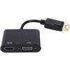 2 in 1 Design Converter Hub No Driver Required Plug and Play Dock DisplayPort Adapter  For Display