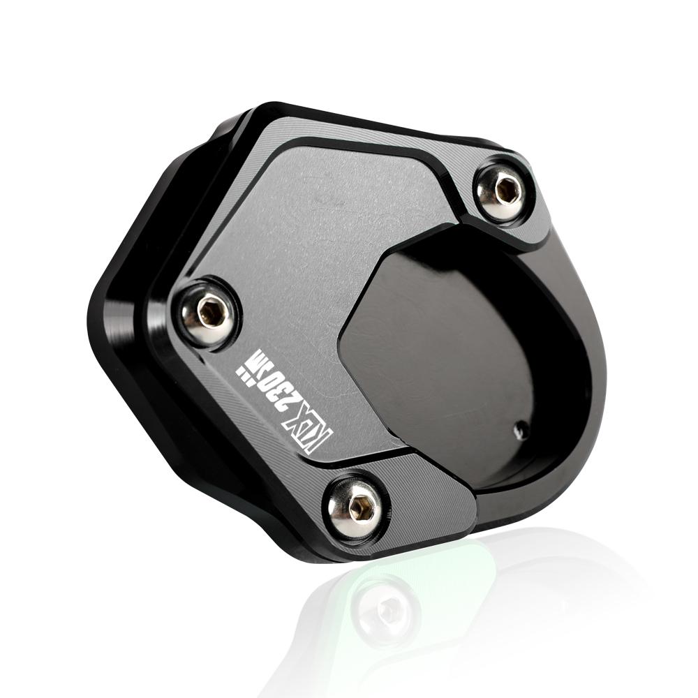 KLX230SM Motorcycles For Kawasaki KLX230SM 2023 Side Stand Pad Plate Kickstand Enlarger Support Extension Side Stand