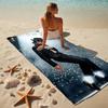 Moonwalk Performance Stylish Digital Printing Beach Towel Quickdrying Absorbent Blanket For Beach Pool Gym Travel