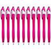 10Pieces 2-in-1 Ballpoint Pen with Stylus Tip Touching Screen Pen Retractable Ballpoint Pen Write Smoothly for Adult