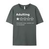 Funny Gifts For Friends Unisex Newest Normal Tshirts Round Neck Combed Cotton Short Sleeve Tees Gift Idea Tee Shirts Father Day
