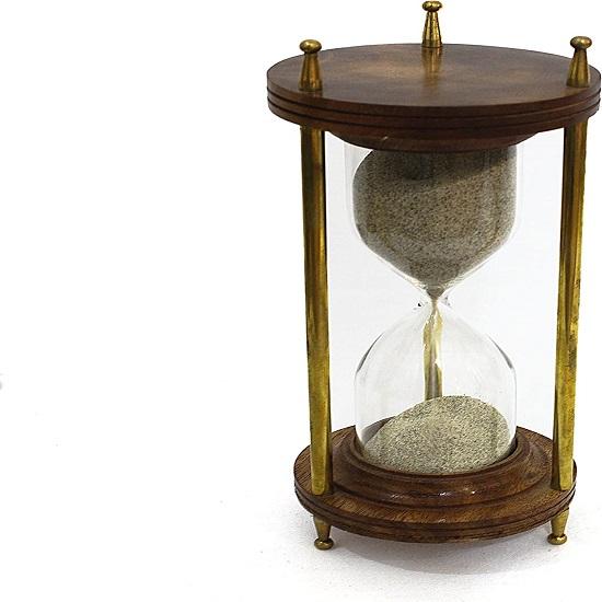 Nautic Lemn Alamă Decor Decorativ Acasă Colectie Cadouri Unice Cronometru de nisip