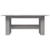 VidaXL Dining Table, Counter Table, Bistro Table, Dining Furniture Kitchen Home Interior, Modern, Sonoma Grey 838193