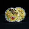 Santa Claus Commemorative Medal: Reindeer Sleigh Creative Gift for European and American Markets