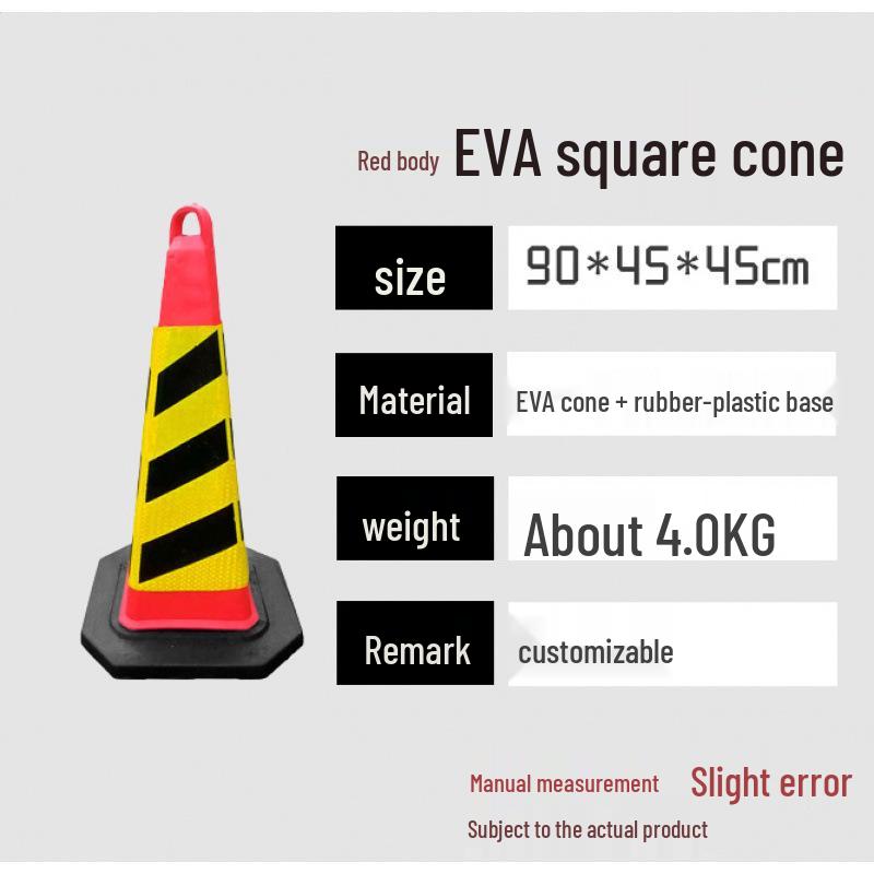 70cm No Parking Rubber Traffic Safety Cone