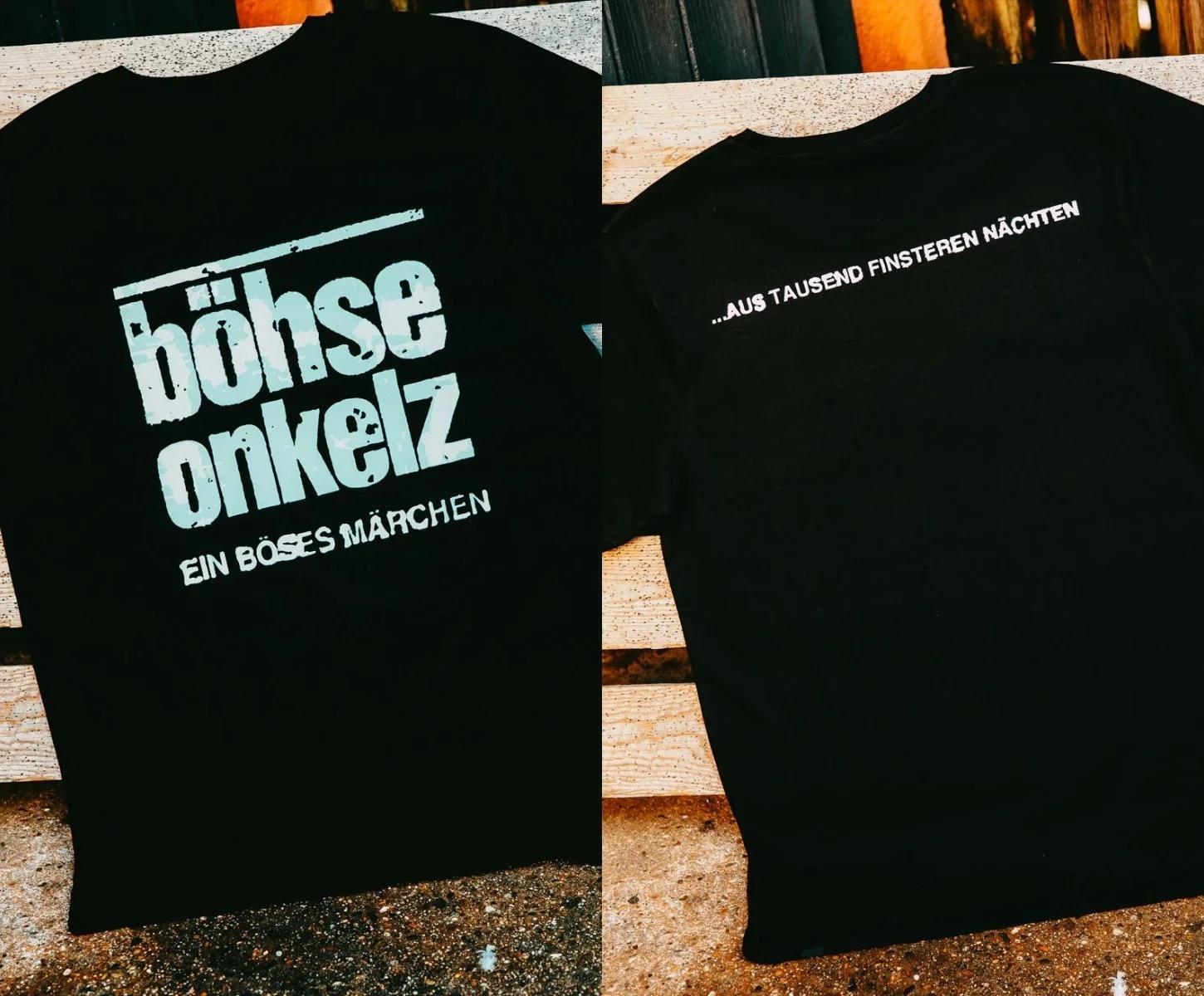 

Böhse Onkelz 40 Year T-shirt Gehasst Verdammt Vergöttert II Peripheral Oversized Y2k Casual Cotton Men s Women s T-shirts Tees 4XL чорний