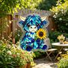 Suncatcher Stained Glass Puzzle Acrylic Pendant Light Refraction Window Hanging Jigsaw for Home Decor
