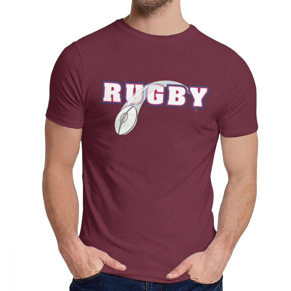 Great I Love Rugby Rugby Play Rugby T Shirt For Man Design Leisure O