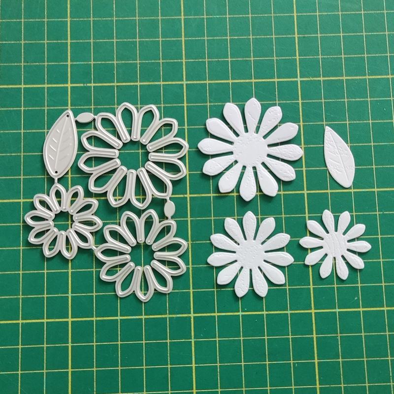Flower Petal Metal Cutting Dies Handmade Crafts DIY Scrapbooking Embossing Supplies for Children Kids Girls Boys