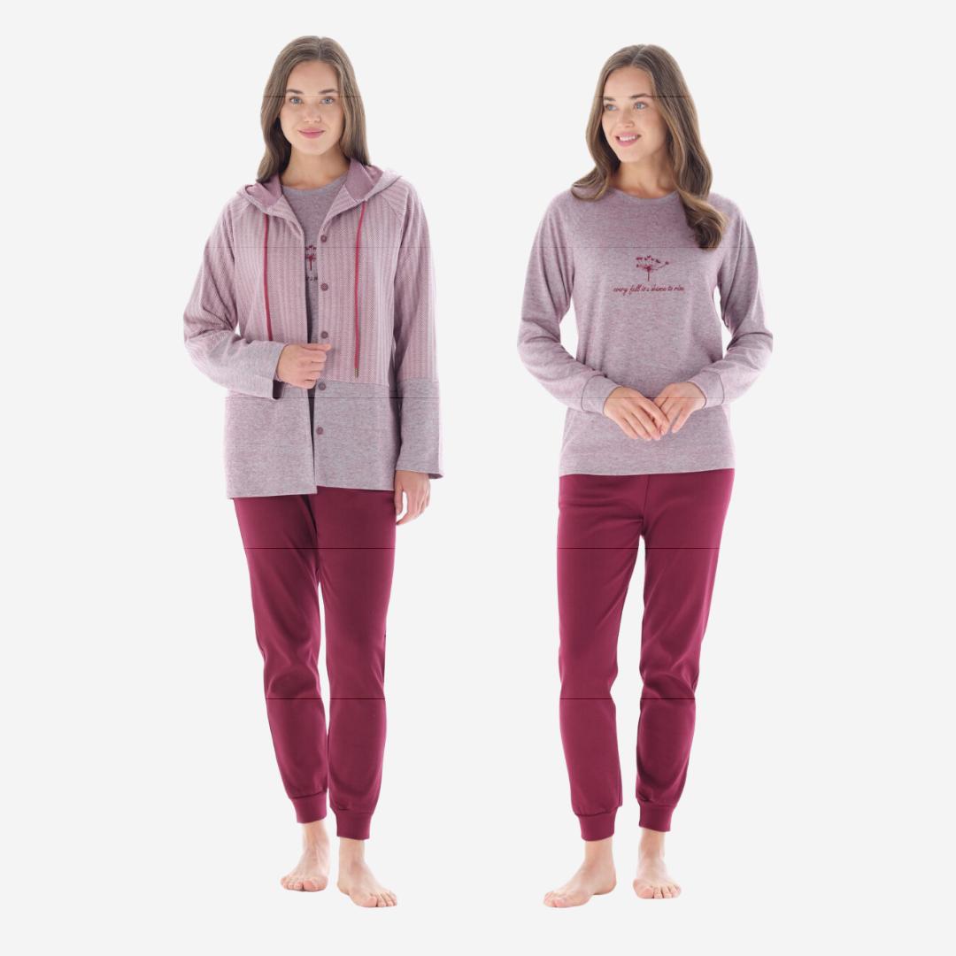 

Женский пижамный комплект на каждый день / Feyza