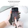 Ice Silk Fingerless Sun Protection Gloves for Men & Women - Non-Slip, Ideal for Hiking, Cycling, Driving, Food Delivery, Mountaineering