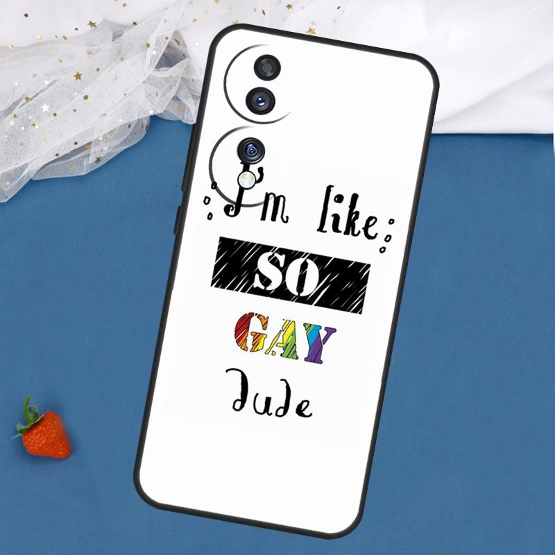 Rainbow Gay Lesbian LGBT Case For Honor Magic 7 5 6 Lite Honor 400 200 Pro 50 70 90 X8 X9 X8a X8b X9a X9b X9c Cover