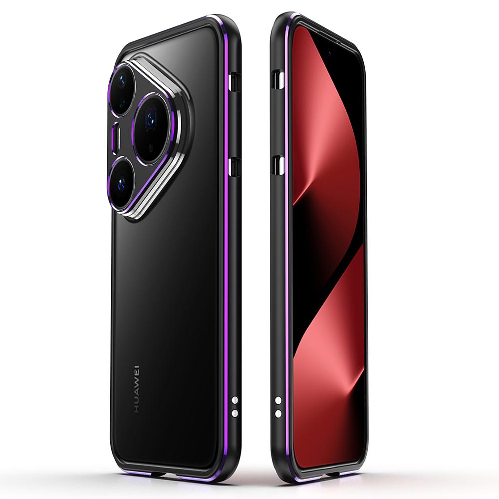 For Huawei Pura 80 Pro+ Bumper Case Metal Frame Phone Cover with Camera Lens Guard