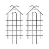 2 Pcs Garden Trellis Climbing Plant Indoor Outdoor Sturdy Plant Trellis Metal Potted Plants House Plants Climbing Vines Flower Pot Stands
