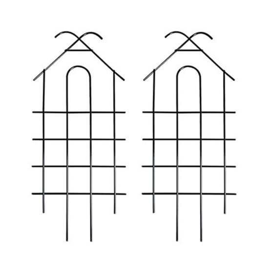 2 ks Zahradní mřížovina Popínavá rostlina Vnitřní Venkovní Robustní rostlina Trellis Kovové květináče Pokojové rostliny