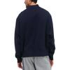 Calvin Klein Warm Baseball Collar Solid Color Long Sleeve Sweatshirt Men sweatshirt Dark-Blue 81JP239-410