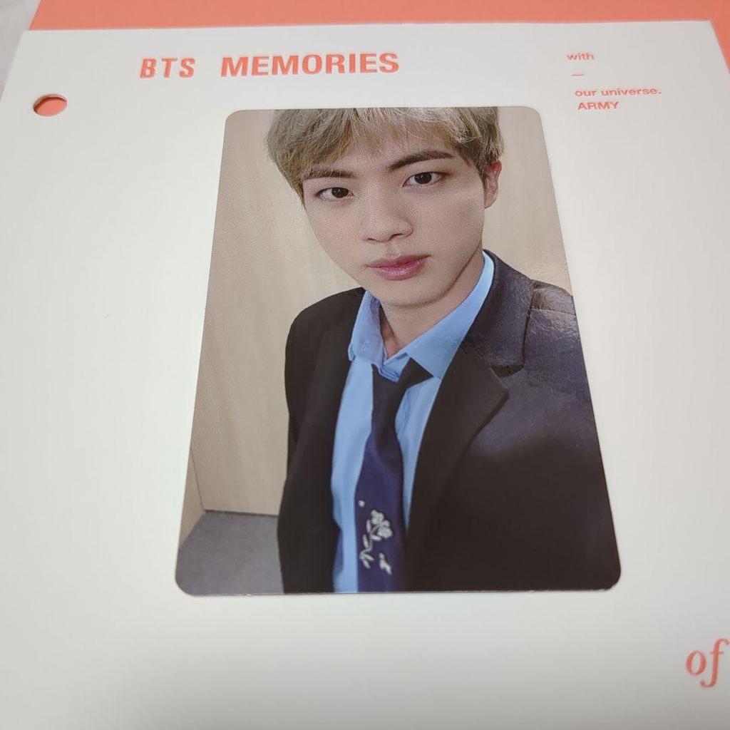 [USED] BTS Memories 2019 JIN Trading Cards Blu-ray with Japanese Subtitles