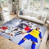Tappeto in Cristallo Velluto Design Cristiano Ronaldo Accogliente Non?Tappeto Stampato Antiscivolo per Camera da Letto Soggiorno Ingresso