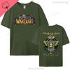 World of Warcraft T-Shirt Hiphop Spiel Gedrucktes T-Shirt Oberteil Locker Komfort Kleidung Sommer Unisex Heißer Verkauf T-Shirts 100% Baumwolle