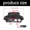 50cc to 250cc Instrument Panel Housing, Black Plastic Front Panel Cover with Round Openings for Go Kart Trim Repair Work and Service