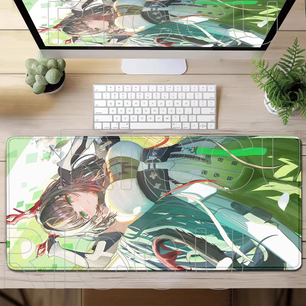 XXL HD-Druck Anime-Mädchen Zhuang Fangyi Arknights Endfield Mauspads Esports Teppich Spiel Gummi Gaming Große PC-Zubehör Schreibtischmatte