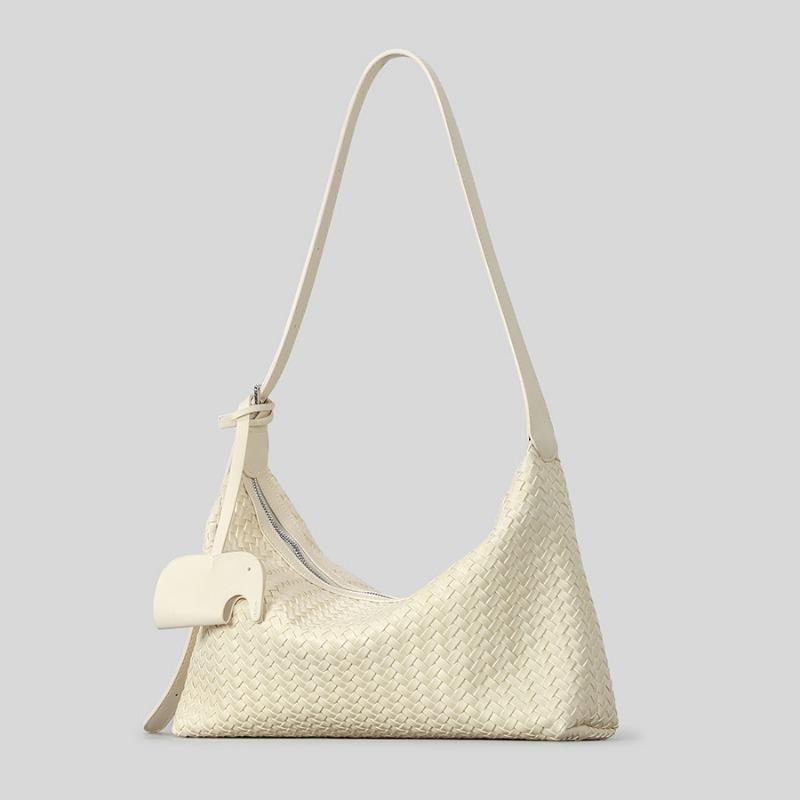 

Модная и Простая Одноплечевая Сумка Кроссбоди Ручная Сумка-Подмышка для Поездок Ручная Вязаная Сумка бежевый