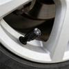 Hub Caps 4PCS Aluminum Alloy Car Styling Wheel Cover Tire Valve Stem Dust Caps Auto Valve For Volkswagen VW Caddy CC Golf 7 Bora