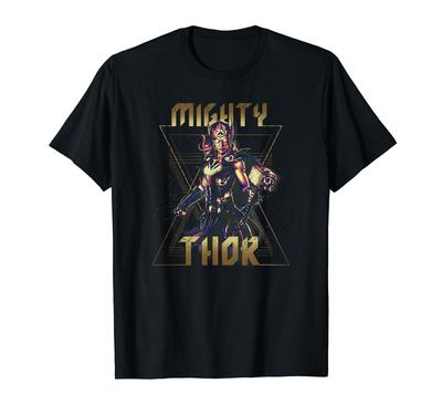 Marvel Thor: Love and Lightning Metal Mighty Thor T-Shirt
