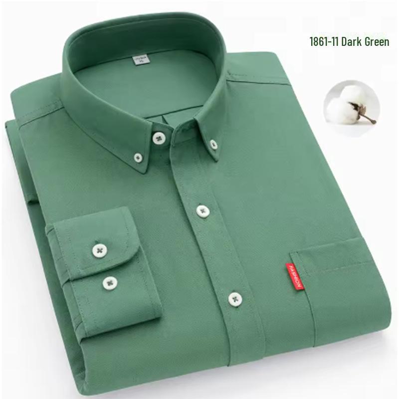 

Рубашка Oxford Slim Fit с длинным рукавом из хлопка для молодых мужчин XXL