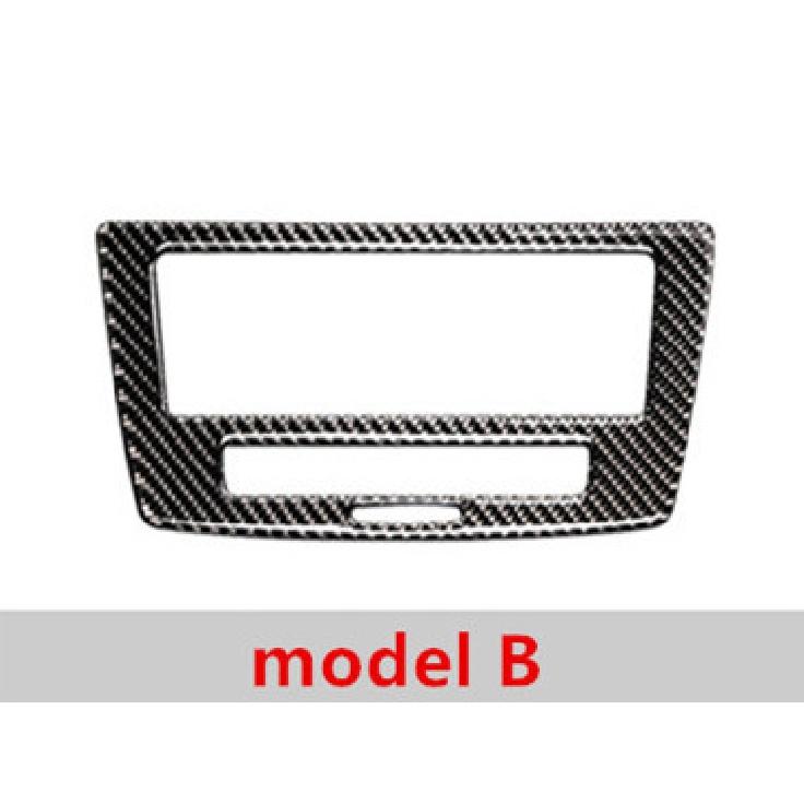 Carbon Fiber Klimaanlage CD Rahmen Dekoration Abdeckung Trim Für Mercedes Benz ML 2012-16 GL 2013-16 GLE 2015-18 GLS
