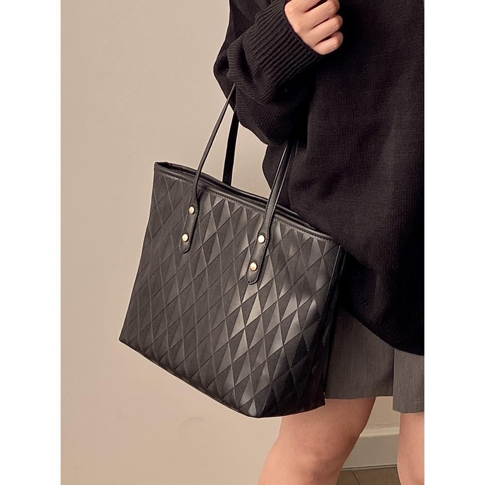 IELGY Female Bag High-End Commuter Large-Capacity Tote Bag All-Match One-Shoulder