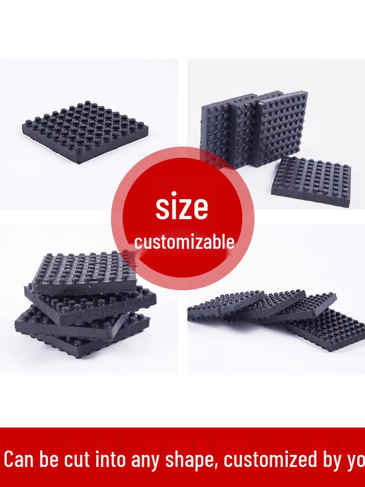 High-Elastic Vibration-Dampening Rubber Pad for Outdoor AC & Water Pumps
