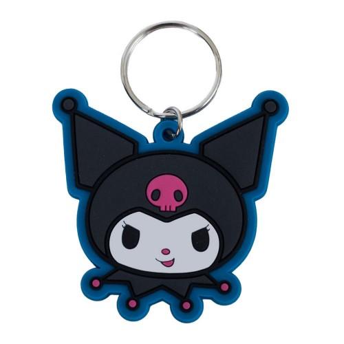 Sanrio Smile PVC Kuromi Keyring