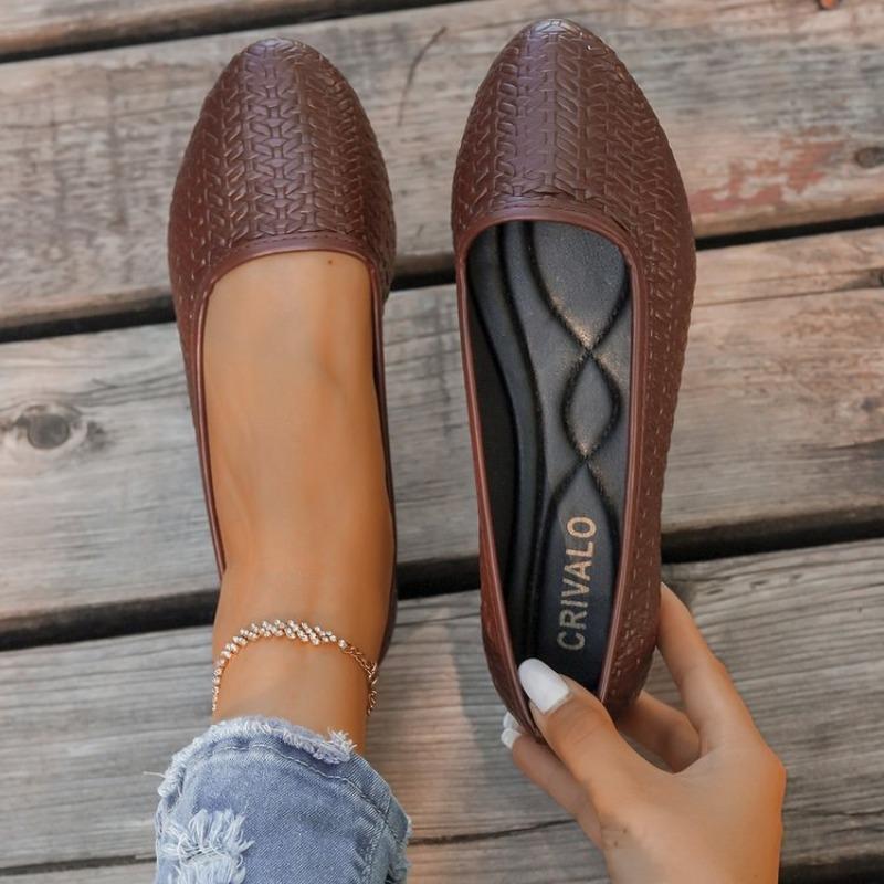 

Fashion Women s Handmade Weaving Hollow Mesh Flat Shoes Lightweight Breathable Ballet Flats Summer Soft Comfortable Beach Sandals 36 коричневый