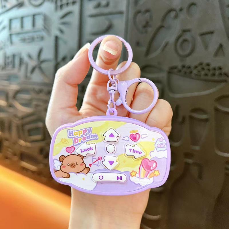 Creative Multifunctional Keychain Microphone - Cute Bag Accessory & Student Toy Pendant Gift