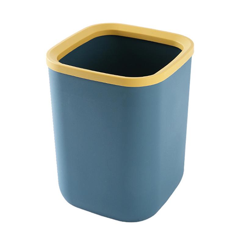 Cestino per la spazzatura in plastica creativo per la casa, per la cucina, il bagno, il WC, il soggiorno, senza coperchio, cestino per i rifiuti, cestino per la spazzatura nordico, 10L 12L