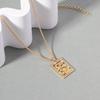 Metal Pendant Jewelry New Exaggerated Niche Light Luxury Necklace Alloy Diamond Collarbone Chain Women