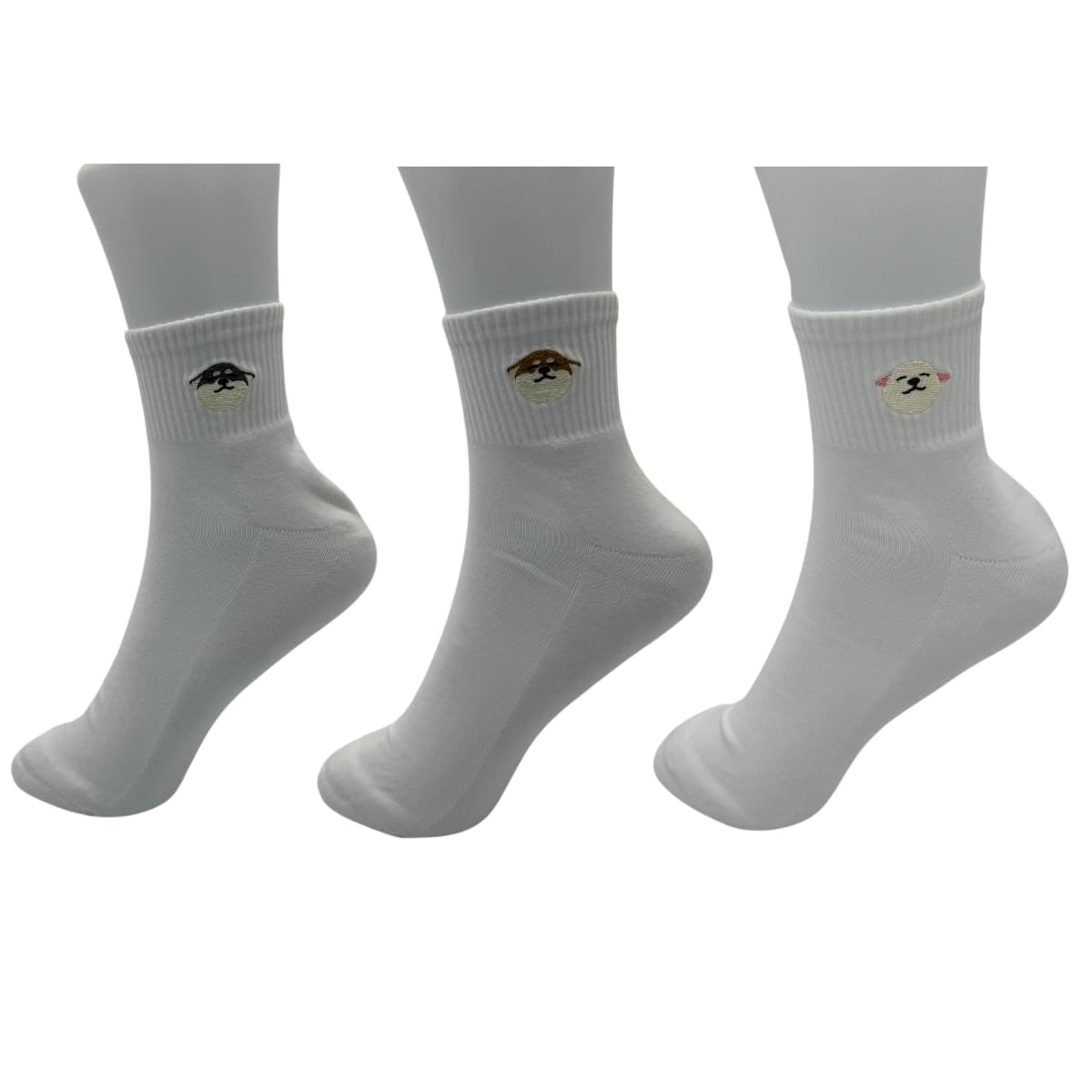 

Носки Дайканъяма Сиба-ину для милых Сиба-ину, вышитые, белые Сиба, черные Сиба, коричневые Сиба, Сиба-ину, Сиба-ину, два черных и унисекс Сиба. Девушки, белый