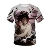 T-shirt Uomo Donna Anime Stampa 3D Streetwear Demon Slayer Kimetsu No Yaiba Harajuku Moda Tshirt Unisex Maglietta Top Abbigliamento