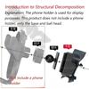 Car Phone Holder Base Special Mounts For JEEP Grand Cherokee 2014- Fixed Air Outlet Bracket Base Accessories With Ball 17mm
