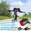 Cycle Rear Light Brake Sensing Safety Taillight Cycling Accessories 5 Modes Rechargeable Ride Lights For Men Women