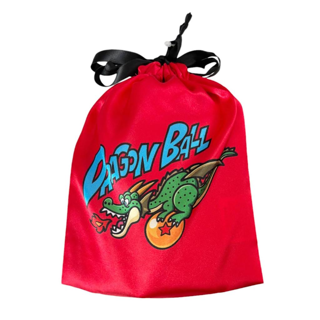Small Planet Dragon Ball Ribbon Drawstring Bag Up Pu'er