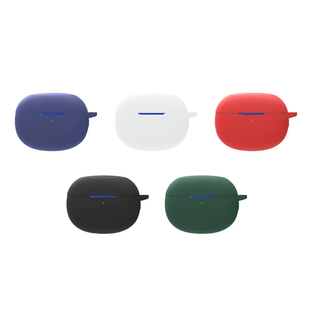 Wireless Earphones Silicone Case Cover for Realme Buds Air3 Earphone Case with Carabiner Earbuds Accessories