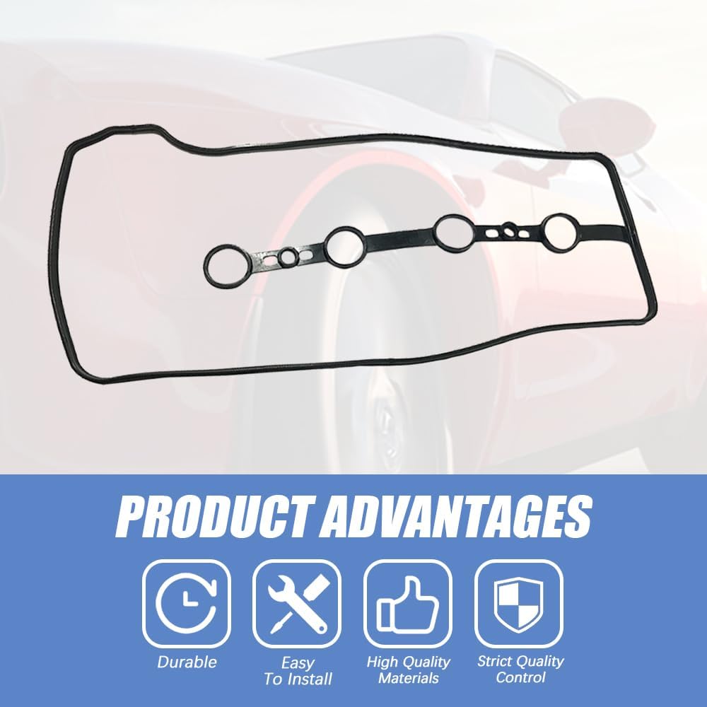 VS50530R Kleppendeksel Pakking Afdichting Compatibel met Toyota Camry Corolla Highlander RAV4, Scion TC XB, Pontiac Vibe, 2.0L/2.4L 2AZFE 112130H010